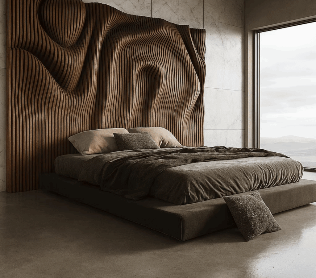 Parametrinen sängynpääty aaltokuvio